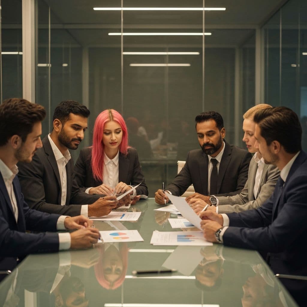 Business strategy meeting